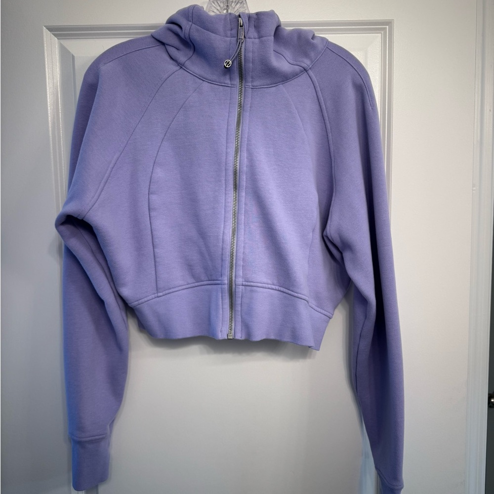 Lululemon Cropped Zip-Up Scuba Hoodie